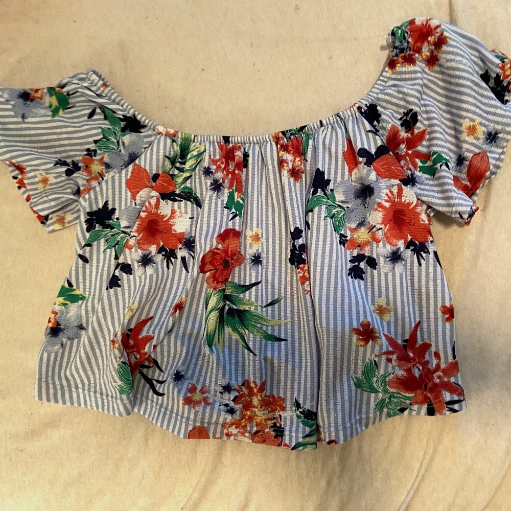Flower Crop Top